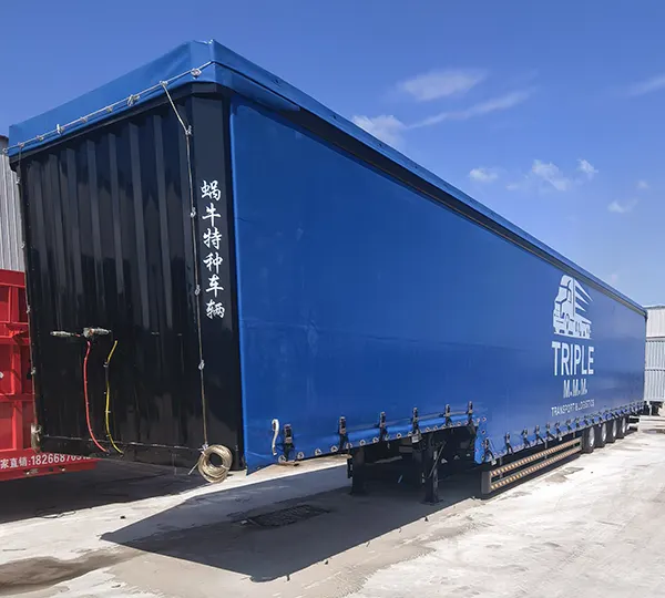 Curtain Side Box Semi Trailer