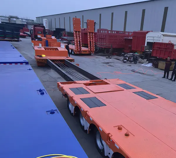 Extendable Low Bed Semi Trailer