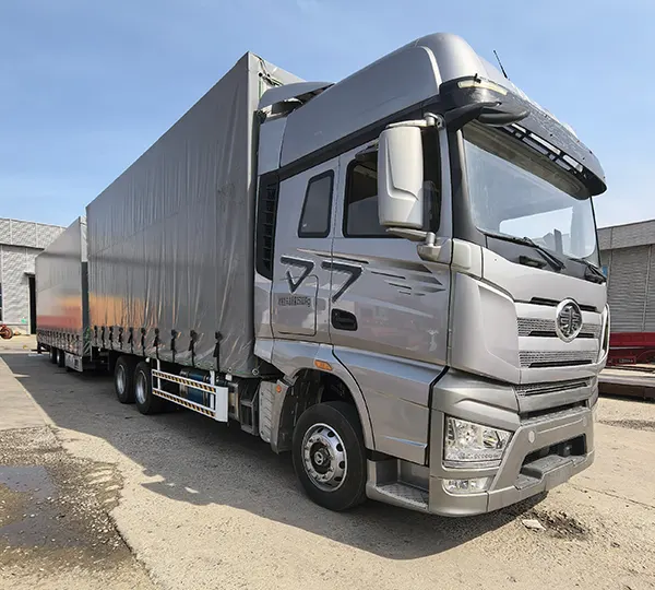 Full Enclosed Curtain Trailer