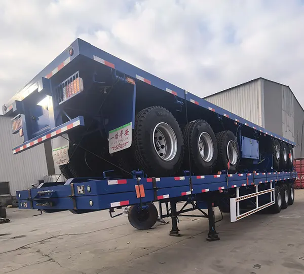 3 Axle Flatbed Semi Trailer