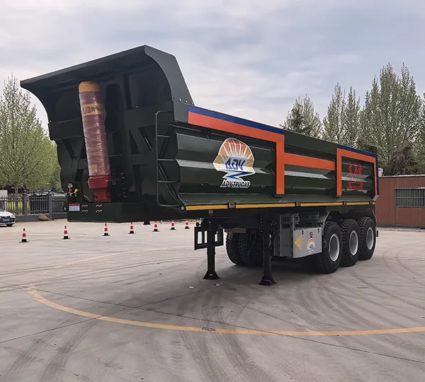 U Shape Heavy Duty Dump Semi Trailer